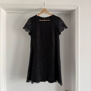 Madewell lace short sleeve mini dress